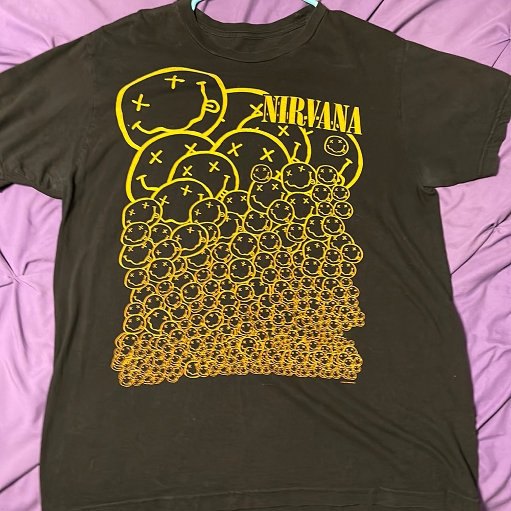 💜2/$20 Vintage Nirvana Band tee